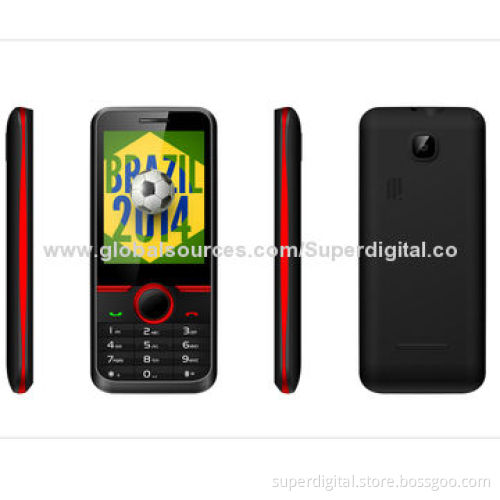 2.8-inch Dual-SIM Phones, Supports Bluetooth, Multimedia, Camera, TV, Java and Vibration Function